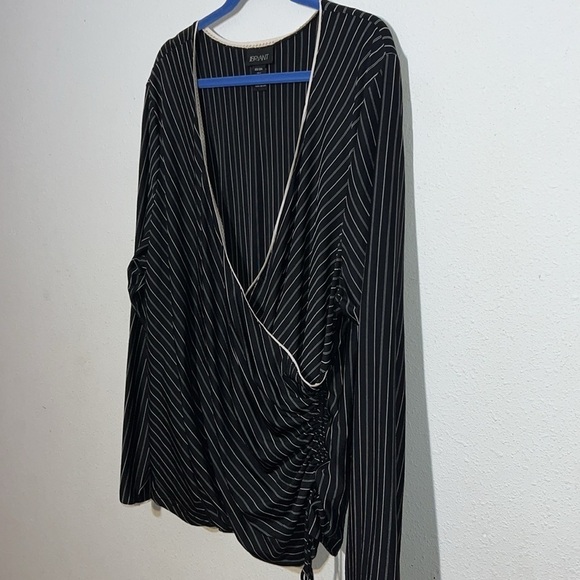 Lane Bryant Womens Wrap Long Sleeve Blouse Size 22/24 - Picture 5 of 12